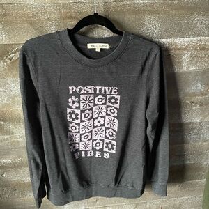 Willpower Positive Vibes Graphic Sweatshirt